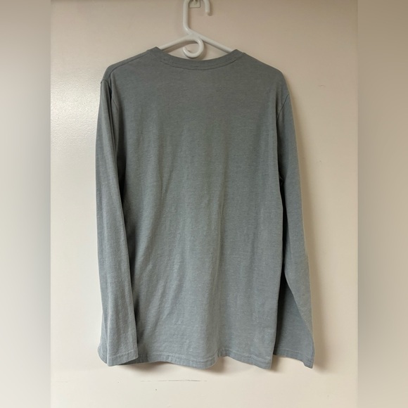 GAP gray long sleeve shirt size large - Picture 3 of 4
